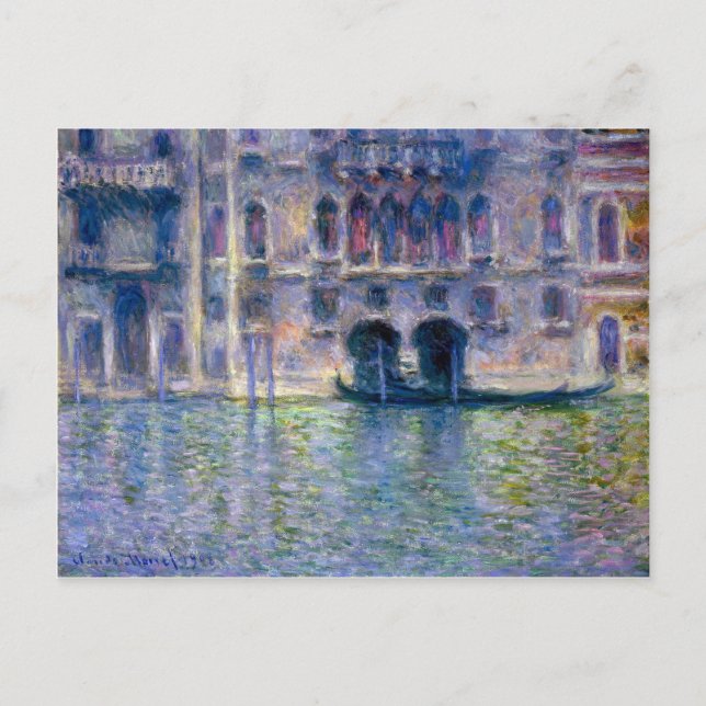 Claude Monet Venice Vykort (Framsida)