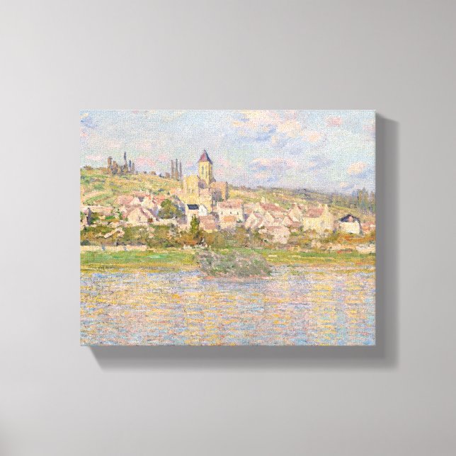 Claude Monet - Vetheuil Canvastryck (Framsida)