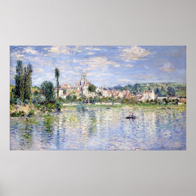Claude Monet Vétheuil i sommar Poster (Framsidan)