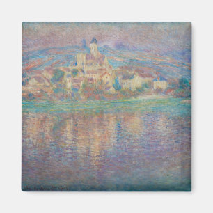 Claude Monet - Vetheuil, Solnedgång Magnet