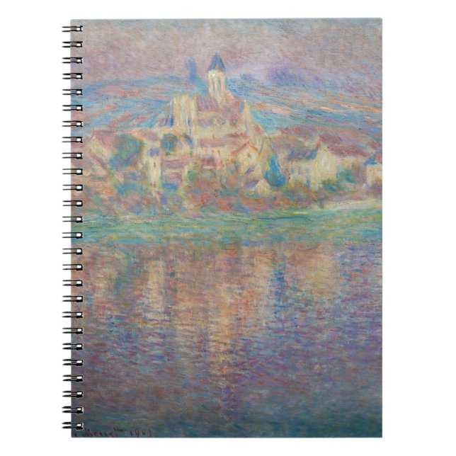 Claude Monet - Vetheuil, Sunset Anteckningsbok (Framsidan)