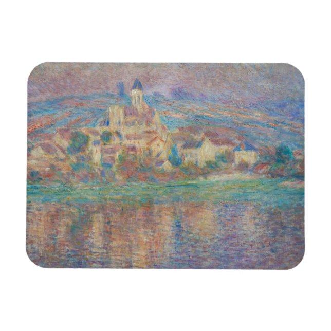 Claude Monet - Vetheuil, Sunset Magnet (Horisontell)