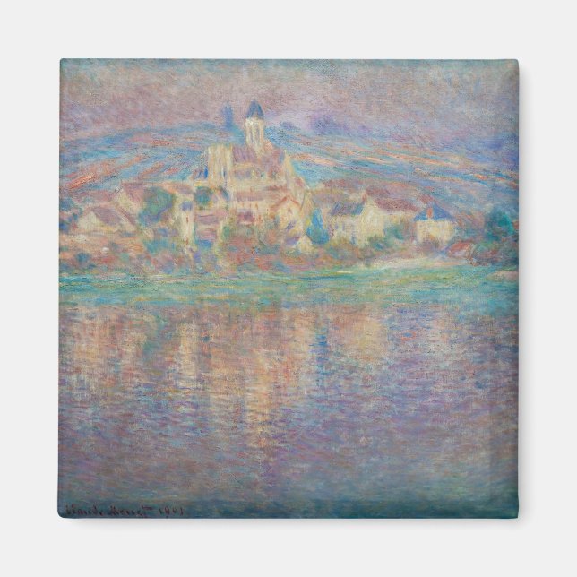 Claude Monet - Vetheuil, Sunset Magnet (Framsidan)
