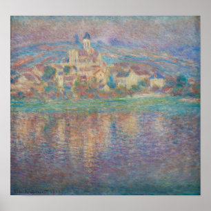 Claude Monet - Vetheuil, Sunset Poster