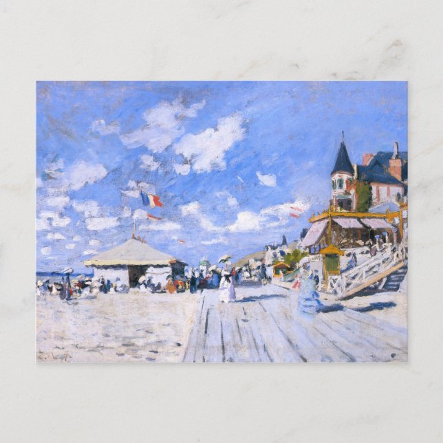 Claude Monet: Vid trouvillebukten Vykort (Framsida)