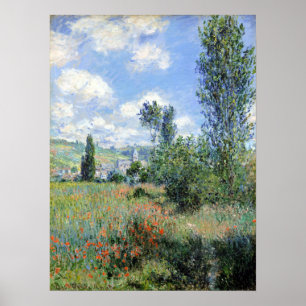 Claude Monet View of Vétheuil Poster