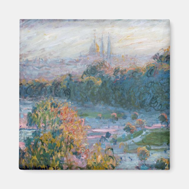 Claude Monet - View the Tuileries, Study Magnet (Framsidan)