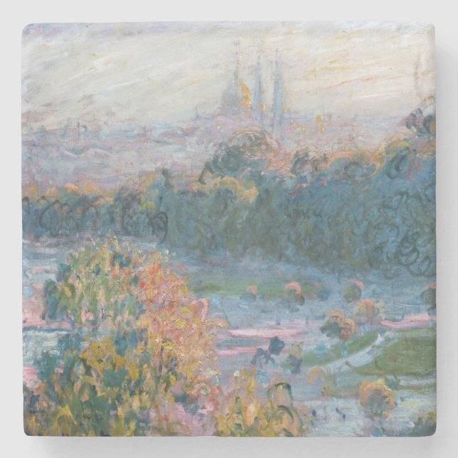 Claude Monet - View the Tuileries, Study Stenunderlägg (Framsidan)