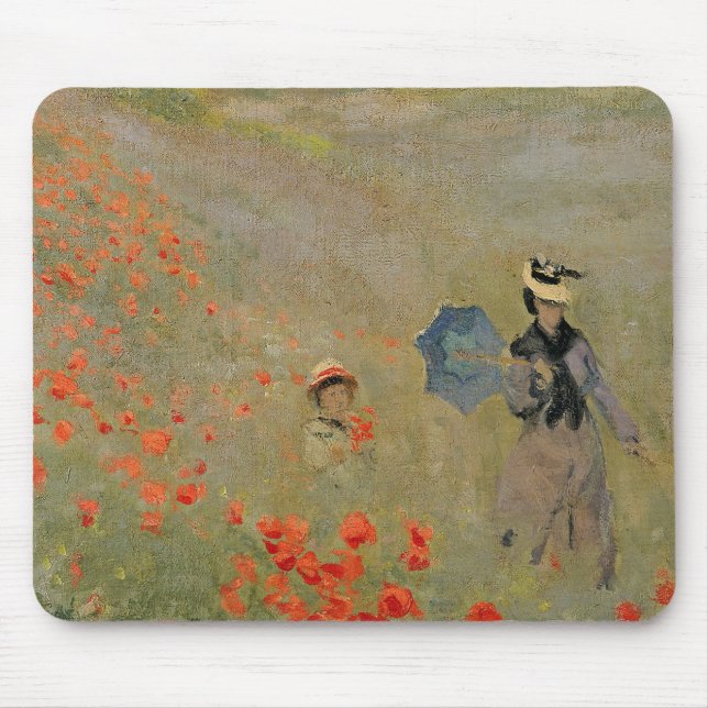 Claude Monet | vildvallmor, nära Argenteuil Musmatta (Framsidan)