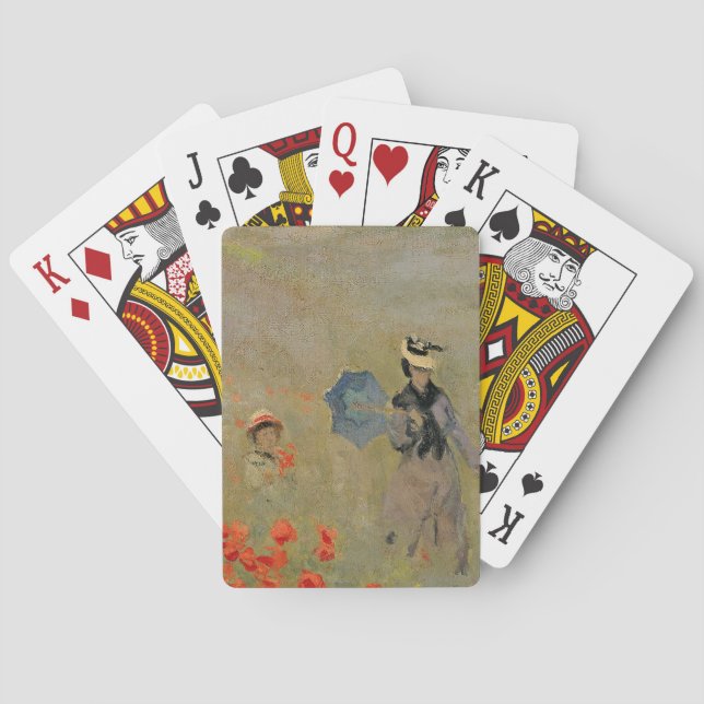 Claude Monet | vildvallmor, nära Argenteuil Spelkort (Baksidan)