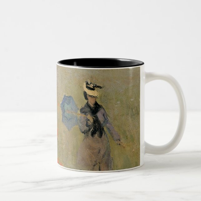 Claude Monet | vildvallmor, nära Argenteuil Två-Tonad Mugg (Höger)