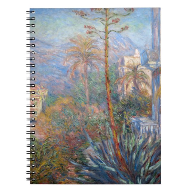 Claude Monet - Villas vid Bordighera Anteckningsbok (Framsidan)