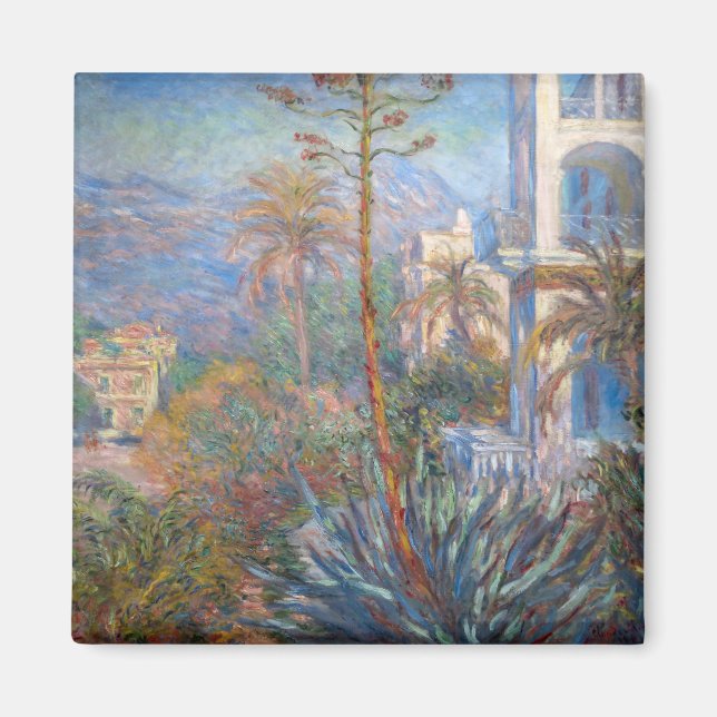 Claude Monet - Villas vid Bordighera Magnet (Framsidan)