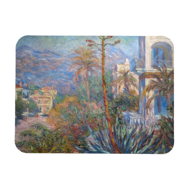 Claude Monet - Villas vid Bordighera Magnet (Horisontell)