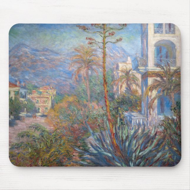 Claude Monet - Villas vid Bordighera Musmatta (Framsidan)