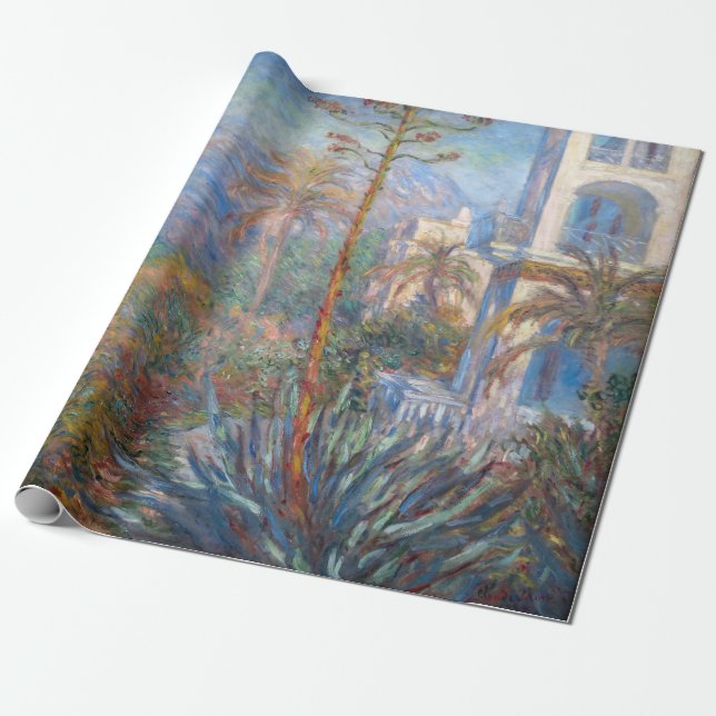 Claude Monet - Villas vid Bordighera Presentpapper (Utrullad)