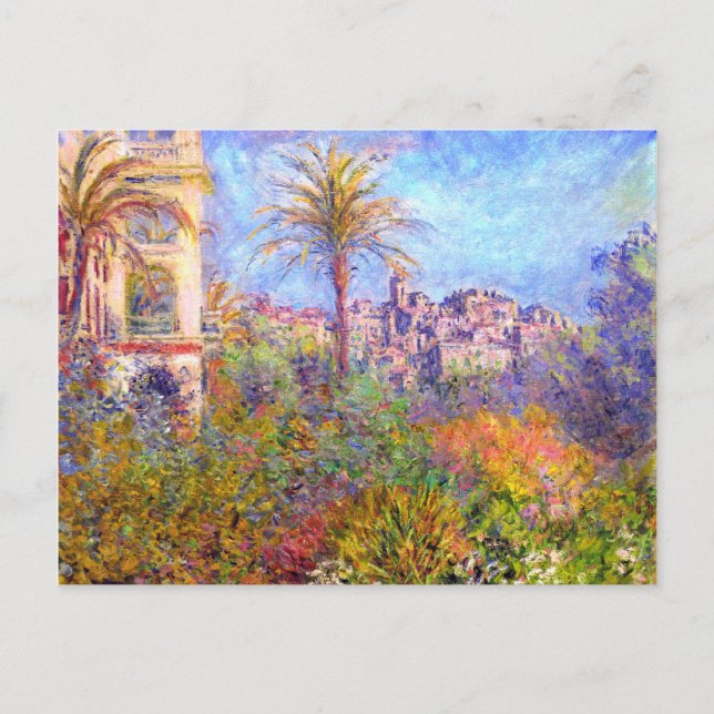 Claude Monet: Villas vid Bordighera Vykort (Framsida)