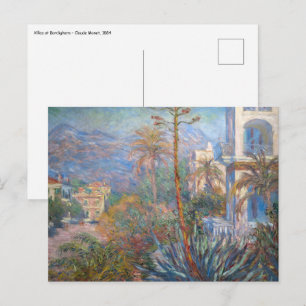 Claude Monet - Villas vid Bordighera Vykort