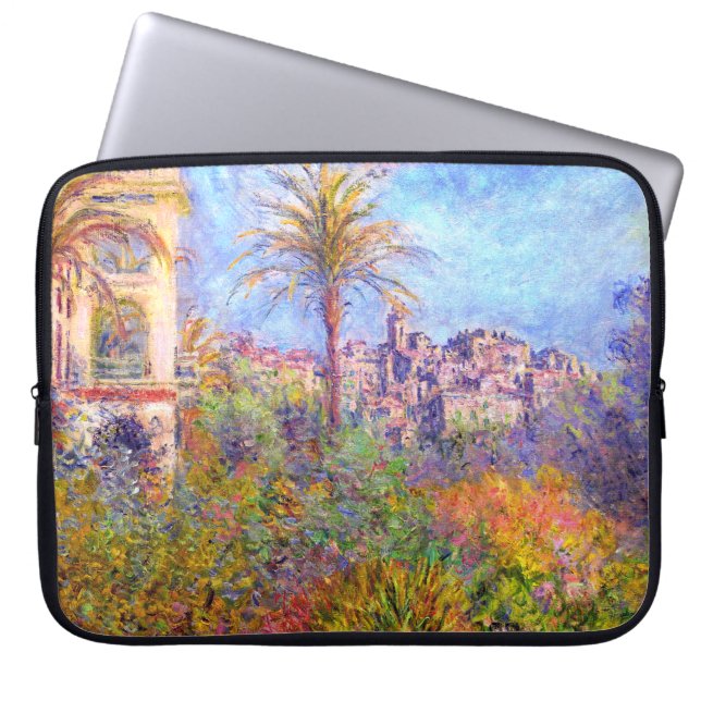 Claude Monet: Villor på Bordighera Laptop Sleeve (Framsidan)