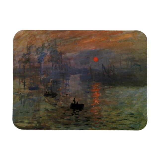 Claude Monet, Vintage Art Magnet (Horisontell)