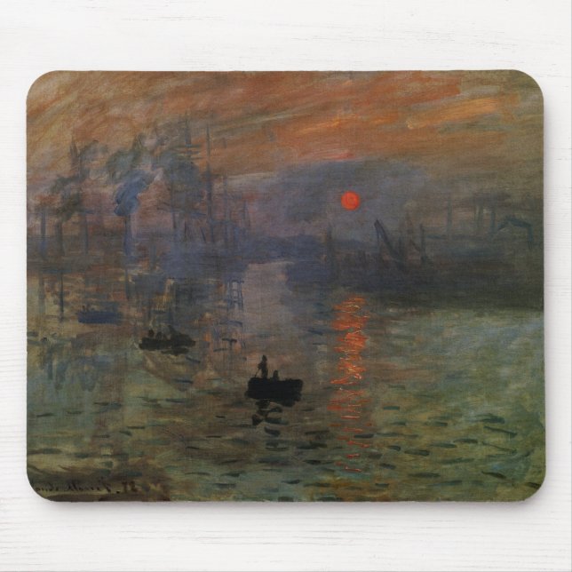 Claude Monet, Vintage Art Musmatta (Framsidan)