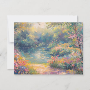 Claude Monet Vintage Postcard Vykort