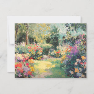 Claude Monet Vintage Postcard Vykort
