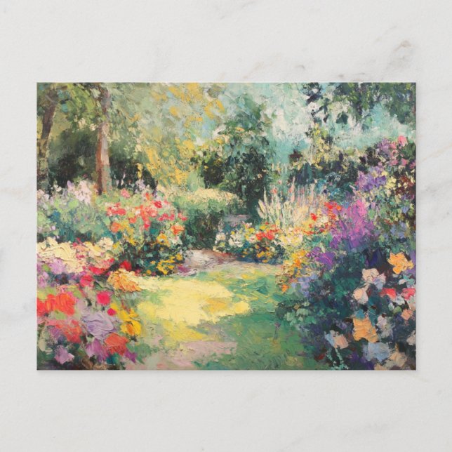 Claude Monet Vintage Postcard Vykort (Framsida)