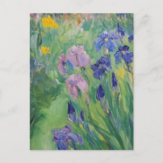 Claude Monet Vintage Postcard Vykort (Framsida)