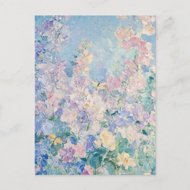 Claude Monet Vintage Postcard Vykort (Framsida)