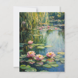 Claude Monet Vintage Postcard Vykort