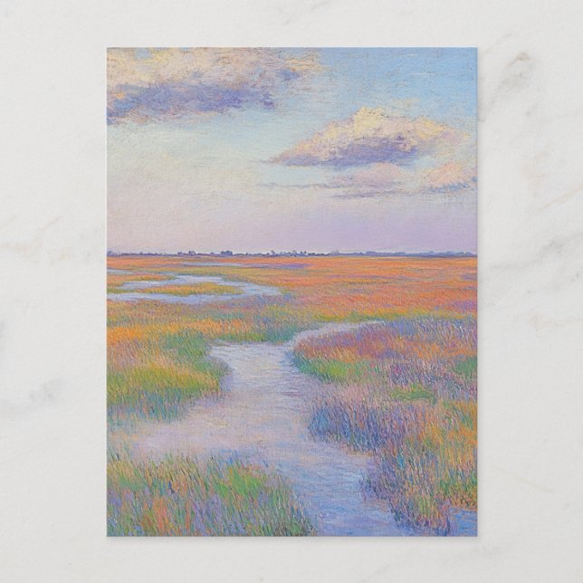 Claude Monet Vintage Postcard Vykort (Framsida)