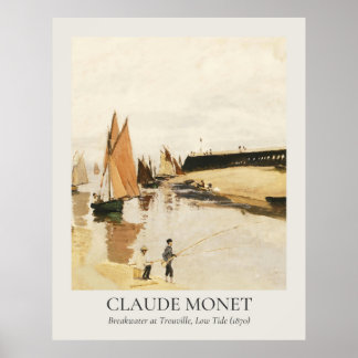 Claude Monet Vintage Wall Art 11x14 Ratio Poster
