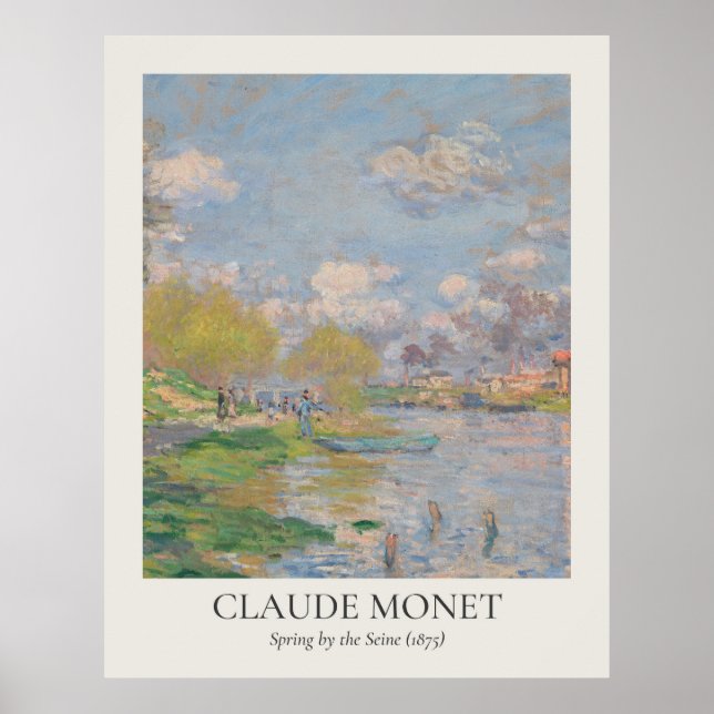 Claude Monet Vintage Wall Art 11x14 Ratio Poster (Framsidan)