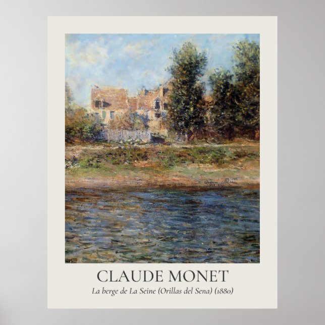 Claude Monet Vintage Wall Art 11x14 Ratio Poster (Framsidan)