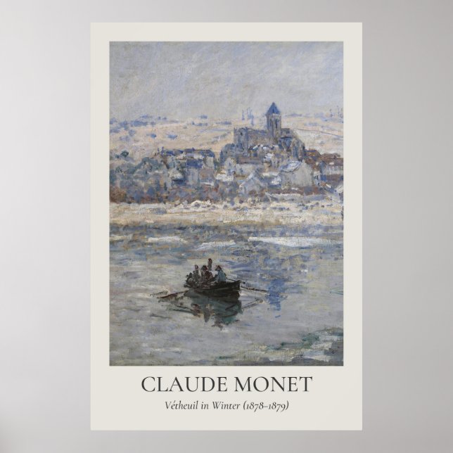 Claude Monet Vintage Wall Art 2x3 Ratio Poster (Framsidan)