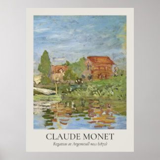 Claude Monet Vintage Wall Art 3x4 Ratio Poster