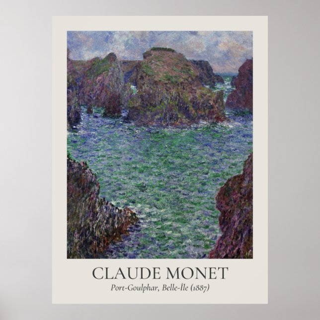 Claude Monet Vintage Wall Art 3x4 Ratio Poster (Framsidan)