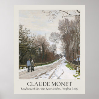 Claude Monet Vintage Wall Art 4x5 Ratio Poster
