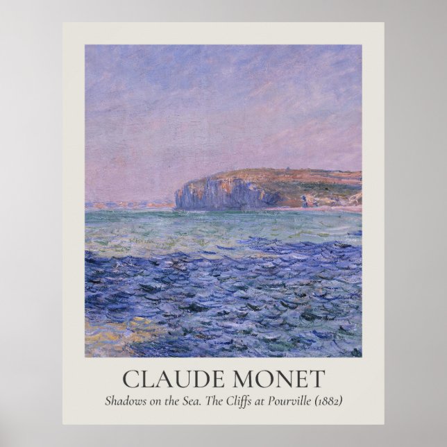 Claude Monet Vintage Wall Art 4x5 Ratio Poster (Framsidan)