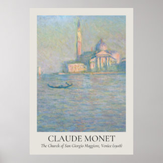 Claude Monet Vintage Wall Art ISO Ratio Poster