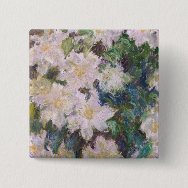Claude Monet - Vit Klematis Knapp (Framsida)
