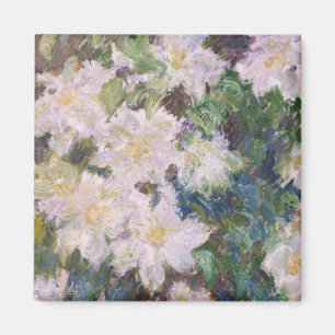 Claude Monet - Vit Klematis Magnet
