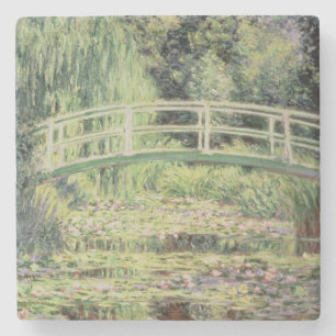 Claude Monet vit Nenuphars, 1899 Underlägg Sten