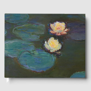 Claude Monet Water Lilies Impressionistisk Oljemål Gästböcker