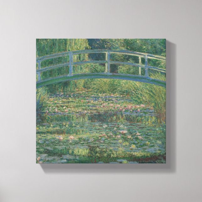 Claude Monet Water-Liliy Pond – Japanese bridge Canvastryck (Framsida)