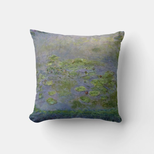 Claude Monet ~ Waterlilies Cushions Kudde (Framsida)