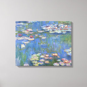 Claude Monet Waterlilies - Digitally Enhanced Canvastryck