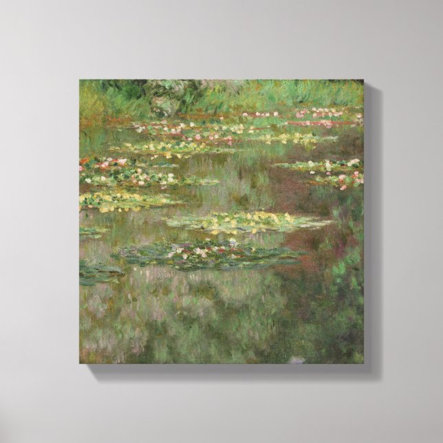 Claude Monet | Waterlilies eller Vatten Lily Pond Canvastryck (Framsida)