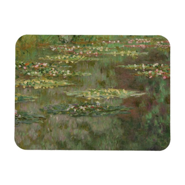 Claude Monet | Waterlilies eller Vatten Lily Pond Magnet (Horisontell)